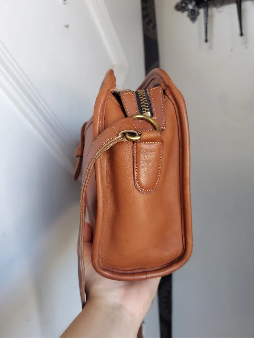 Vintage Coach British Tan Brighton Bag 9895 USA🤎🍂